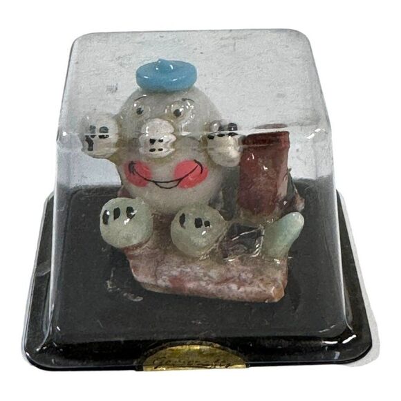 Gemcrafts Happy Birthday Snail Figurines Set Of 4 Gift Decor Gemstone Craft - Picture 2 of 6